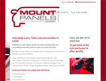 Tablet Screenshot of mountpanels.com